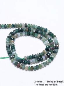 Natural Amethyst Amazonite Stone Beads 4x2mm Faceted Flat Round Rondelle Shape Diy Beads For Jewelry Making Bracelet Necklace Keychain Making Supplies - Multicolor - View 14