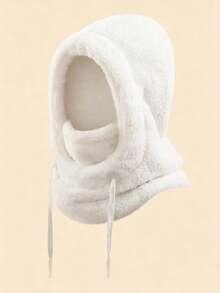 2pcs/1pc Balaclava Berkerudung Mewah untuk Anak-anak, Tali Serut yang Dapat Diatur, Berbagai Pilihan Warna Lembut, Kehangatan di Luar Ruangan Musim Dingin, Cocok untuk Ski, Sekolah, dan Bermain Salju - MultiWarna - View 15