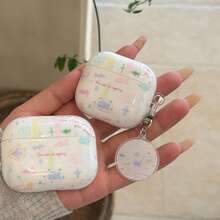 Minimalist Premium Graffiti Fish + Card Set Compatible With Apple 5 Case/ Pro 3 Case/ Pro 2 Case/ Pro Case/ 4 Case/ 3 Case/ 2 Case/Fashion Women Earphone Case/Minimalist Earphone Case/Apple Earphone Case/Apple Earphone Cover - White - View 7