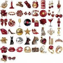 50PCS Golden Millennium Shining Star Membrane Creativity Graffiti Stickers DIY Decorative Journal Phone Case Computer Desk Helmet Guitar Travel Gift - 1 Set/50 PCS - View 5