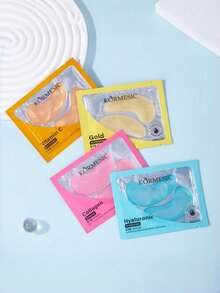 10/6/2pcs Reusable Silicone Eye Patches, Soft And Flexible Under Eye Mask, 4 Colors Available - Multicolor - View 5