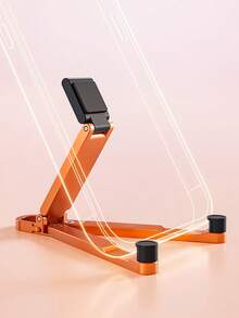 Foldable Mini Keychain Phone Stand Spring Hook Portable Travel Cell Phone Holder Compatible With IPhone All Smartphones Up To 20.32 Cm - Multiple Styles - View 3