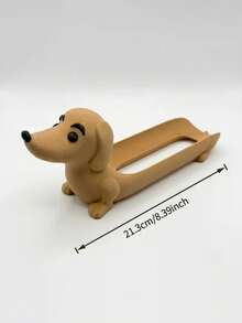 Sausage Dog Tray Decoration Ornaments Desktop Decoration Home Decoration Sausage Dog Shape Decoration Tray Key Storage Rack Makeup Brush Storage Rack Bathroom Water Filtration Decoration Stationery Storage Tray - Multicolor - View 9