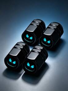 4Pcs Car Tire Valve Stem Caps With Logo, Universal Valve Core Covers For Electric Vehicles And Motorcycles, Multiple LOGO Options, Dust-Proof Protective Valve Caps - Multicolor - View 5
