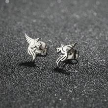 1 Pair Phoenix Bird Earrings Stainless Steel Mythical Animal Ear Jewelry Gift For Women Animal Lucky Ear Jewelry - GED510 - View 13