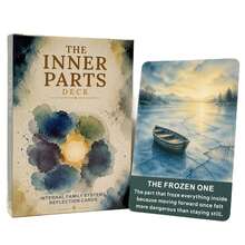 Dek Kartu Bagian Dalam, 48 Kartu Oracle Estetika, Kartu Sistem Keluarga Internal untuk Penemuan Diri & Pertumbuhan Pribadi, Hadiah Mindfulness, Panduan Harian - MultiWarna - View 1