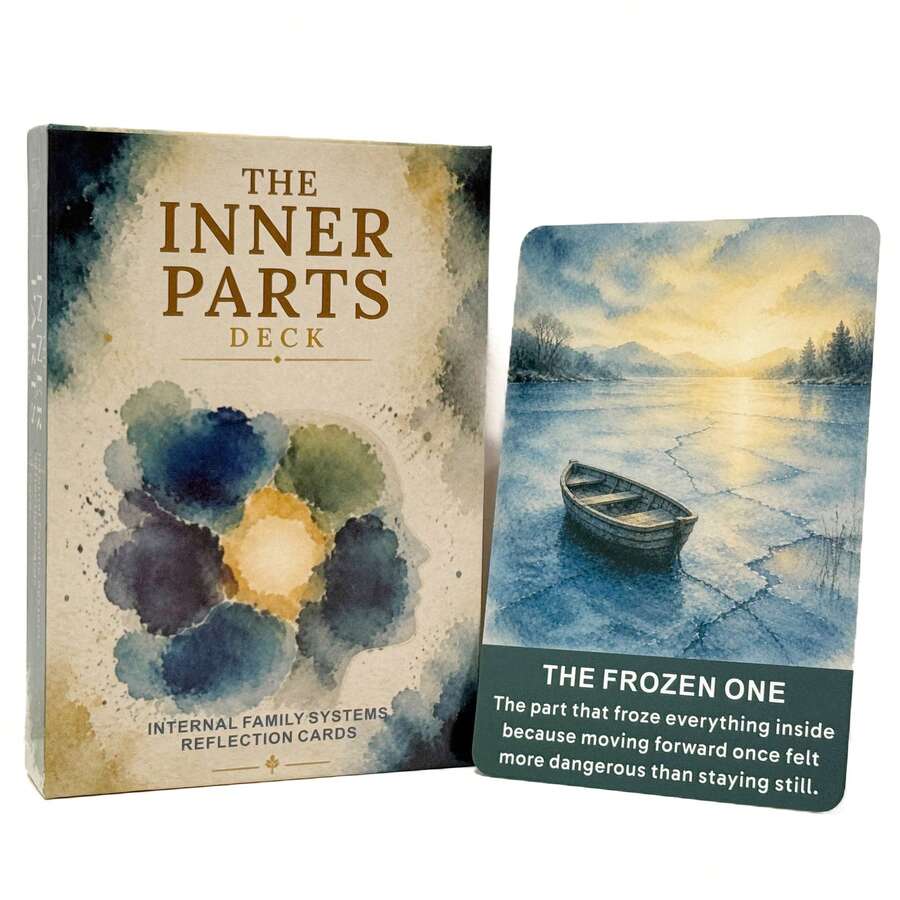 Dek Kartu Bagian Dalam, 48 Kartu Oracle Estetika, Kartu Sistem Keluarga Internal untuk Penemuan Diri & Pertumbuhan Pribadi, Hadiah Mindfulness, Panduan Harian - MultiWarna - View 1