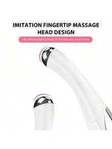 AXH Electric Eye Massager Pen, Compact And Portable, Beauty Facial And Eye Care, Battery Powered, Lightweight And Easy To Carry - White - View 9