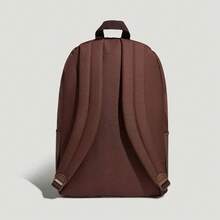 Adidas 25.9L Lightweight Sports Series 3-Stripes Practical Commuter Casual Storage Plain Weave Fabric Backpack Unisex Couple Style Russet - Reddish-brown - View 4