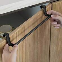 Space-Saving, Easy-To-Install Metal Paper Towel Holder, Kitchen Paper Towel Rack, Bathroom Paper Towel Holder, Plastic Wrap Storage Rack, No-Drill Design, Suitable For Kitchen And Bathroom Organization - Multicolor - View 6