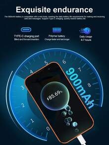 SERVO Mini Smartphone 3.0-Inch Display Android OS 2GB+16GB Dual SIM 3G WCDMA Network Portable Phone - Black - View 7
