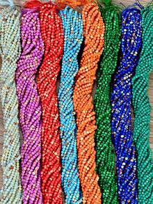 Yumfeel 3mm Multicolor Faceted Imperial Stone Shoushan Stone Small Beads, Length 38cm/15 Inches, Approx 120-125pcs Malachite Mini Spacer Beads, For DIY Necklace Bracelet Ring, Jewelry Making Material Beads - Malachite - View 8