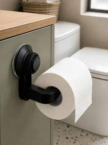 2/1pc Strong Suction Cup Toilet Paper Holder, Space-Saving Toilet Paper Storage Rack, Reusable Suction Cup Design, Suitable For Bathroom/Shower, Ultra Non-Slip Design, Rust-Proof Plastic Material, Fits All Toilet Paper Sizes - Multicolor - View 5