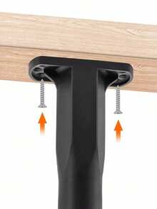 5pcs Adjustable Bed Frame Support Legs, Suitable For Multiple Height Ranges, Fits Double And Full Size Beds, Easy Installation, No Power Required. Sturdy And Durable Furniture Support Feet, Suitable For Bed Frame/Sofa/Vanity/Chair/Table And Other Furniture. - Black - View 9