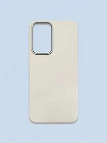 1pc 4-Color Optional Solid Color Lychee Texture Faux Leather Large Window Phone Case, Ins Premium Minimalist Business Solid Color Leather Texture, A Classic Black / B Beige White / C Premium Gray / D Caramel Brown, Faux Leather Matte Lens Raised Full Coverage Anti-Drop Soft Shell, Autumn/Winter Commute Versatile, Suitable For Personal Use And Gift; Compatible With IPhone Case & Galaxy Case, Compatible With IPhone 17 - Multicolor - View 96