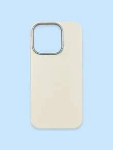 1pc 4-Color Optional Solid Color Lychee Texture Faux Leather Large Window Phone Case, Ins Premium Minimalist Business Solid Color Leather Texture, A Classic Black / B Beige White / C Premium Gray / D Caramel Brown, Faux Leather Matte Lens Raised Full Coverage Anti-Drop Soft Shell, Autumn/Winter Commute Versatile, Suitable For Personal Use And Gift; Compatible With IPhone Case & Galaxy Case, Compatible With IPhone 17 - Multicolor - View 73