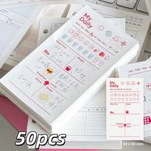 Cute Red Line Loose‑Leaf Refill Paper, Multifunctional Planner Inserts, Expense Tracker, Weekly Calendar, Daily Schedule & Book Review Inner Pages, Journal Accessories - one-size - View 9