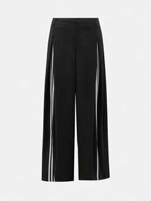 Adidas Originals Men's 3S DELUXE PANTS Woven Long Pants LE9682 - Black - View 1