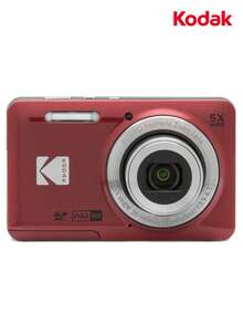 Kodak FZ55 Digital Camera: Entry-Level Compact Point-And-Shoot Camera For Home Use, 16.35MP Resolution, 28mm Wide-Angle Lens, 5x Zoom, 1080p Video Recording, 2.7-Inch Screen, Scene Modes, Portable For Home And Travel Use. - View 15