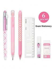 6 buah Pensil Mekanik untuk Lembar Jawaban Alat Tulis, Cocok untuk Penggunaan di Sekolah dan Kantor - Set pensil mekanik - View 9