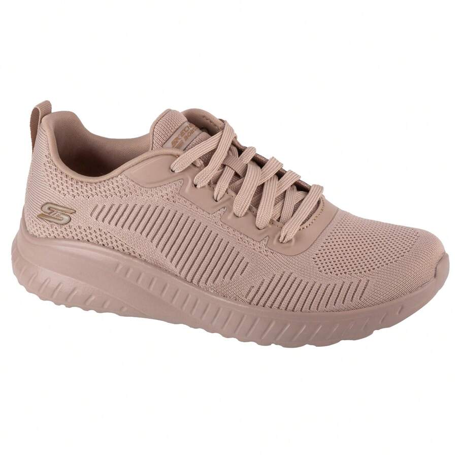 Skechers Bobs Squad Chaos - Face Off 117209-NUDE Womens, Beige Sneakers - Champagne - View 1