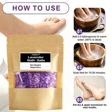 1/2/3pcs Lavender Bath Salts - 80g/2.83oz Each Bag - Essential Oil & Herbal Ingredients - Relaxing & Refreshing Bath Salts For Everyone - Various Style - View 4