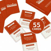 Christian Table Conversations Card Game, 55 Faith‑Focused Question Cards For 2+ Players, Meaningful Conversation Starter For Christmas & Halloween Family Gathering, Warm Holiday Gift For Church Groups & Faith‑Loving Families - View 3