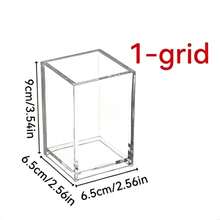 1 Clear Bar Straw Dispenser, Small Disposable Cup Holder, Suitable For Straws, Coffee Stirrers, Disposable Cups, And Coffee Pod Organizer - Multicolor - View 7