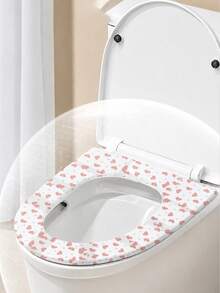 Disposable Toilet Seat Covers, Waterproof Heart Pattern Toilet Seat Covers, Portable Sanitary Seat Covers, Suitable For Travel, Hotel, Public Restroom - Multicolor - View 7