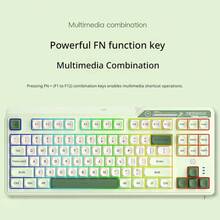 HP Wired Keyboard Mouse Headphone RGB Backlight 87Keys Game Esports Computer Peripherals Gasket Office Gaming Keyboards For PC Desktop Computer Windows Laptop - View 3