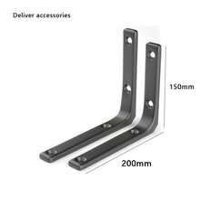 Triangular Bracket Shelf Support Wall Mount Right Angle Floating Shelf Holder Straight Shelf Bracket Tripod Storage Rack - Multicolor - View 9