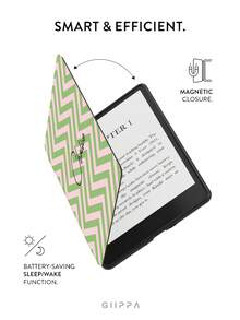 GIIPPA 1件客製化姓名 Kindle 電子閱讀器保護殼，具備自動喚醒/睡眠功能，輕巧便攜，適用於 Clara BW/Libra Colour/Clara Colour/Clara 2E、Paperwhite 10代/11代/12代、Kindle(Colorsoft)/10代/11代/12代及其他熱門機型，Kindle 配件/Kindle 保護殼，情人節禮物，生日禮物 - 彩色 - 查看 3
