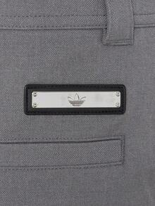 Adidas Originals Men's 3S DELUXE PANTS Woven Trousers LE9683 - Light Grey - View 4