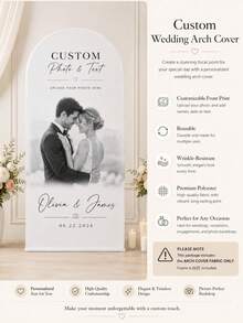 Vỏ bọc vải co giãn tùy chỉnh, bộ khung vòm tiệc độc thân đám cưới bằng polyester co giãn tùy chỉnh, phù hợp cho khung phông nền tròn, sinh nhật, tiệc theo chủ đề, trang trí tiệc, phông nền chụp ảnh, tiệc mừng em bé, Chiara - Nhiều màu - Xem 4
