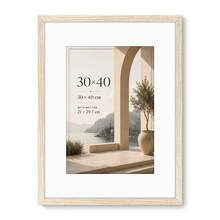 Mosearon 3pcs/1pc Solid Wood Photo Frame - A3, A4, 30x40CM, Multiple Sizes. Home Decor Photo Frame - Can Be Hung On Wall Or Placed On Table. Perfect For Portraits, Landscape Photos And Birthday Photos. Great Gift For Friends. - Solid Wood Photo Frame - View 54