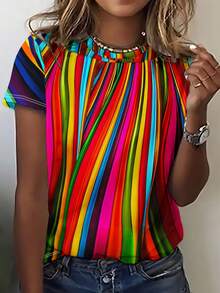 Women T-Shirts - Multicolor - View 2