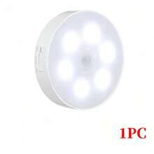 6/3/1pc LED Motion Sensor Night Light, LED Night Light, USB Rechargeable Wireless Sensor Light, Suitable For Switches, Hallways, Christmas Gifts, Holiday Office, Bedroom, Hotel, Party, Restaurant Decoration, Small Night Light 400mAh - Night Light - View 14