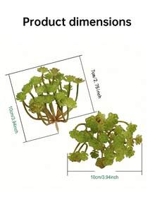 1件 24頭仿真多肉植物，鄉村風逼真綠植，7*10cm/2.75*4in，適用於居家、辦公室、庭院、派對、酒店、拍照道具、微景觀、迷你模型、陽台、露台、花園及桌面，春夏裝飾 - 多肉植物 - 查看 7