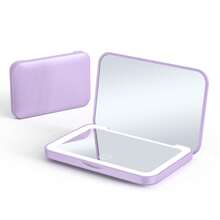 LED Makeup Mirror Portable Folding Design - Multicolor - View 14