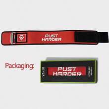 1pc Fitness Weightlifting Belt, White Letter Print, Suitable For Squats, Deadlifts, Presses, Powerlifting And Other Weighted Strength Training, Adjustable Hook And Loop Buckle, Gift Box Packaging - Multicolor - View 9