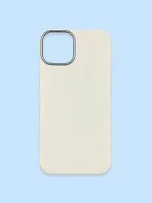 1pc 4-Color Optional Solid Color Lychee Texture Faux Leather Large Window Phone Case, Ins Premium Minimalist Business Solid Color Leather Texture, A Classic Black / B Beige White / C Premium Gray / D Caramel Brown, Faux Leather Matte Lens Raised Full Coverage Anti-Drop Soft Shell, Autumn/Winter Commute Versatile, Suitable For Personal Use And Gift; Compatible With IPhone Case & Galaxy Case, Compatible With IPhone 17 - Multicolor - View 124