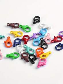 100/50/20pcs 12mm Multicolor Lobster Clasps, Suitable For DIY Jewelry Necklace Making, Lobster Clasp Bulk Bracelet Clasps And Other Material Accessories, Colorful Small Business Supplies, Random Colors - Random/Multi-color/Assorted - View 8