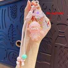 1pc Cartoon Crown Pouting Sheep Keychain, Cute Little Sheep Bag Charm Car Key Ring Small Gift - Multicolor - View 15