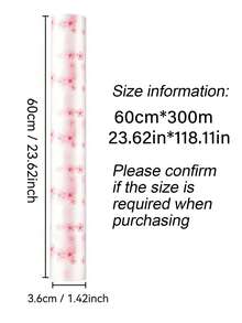 1 Roll EVA Material Fresh Cherry Blossom Pattern Drawer Liner, Waterproof And Stain-Resistant, Multi-Purpose Cabinet Drawer Liner, Suitable For Kitchen, Storage Cabinet, Refrigerator, Shelf, Divider, Lining - Cherry Blossom Pattern - View 34