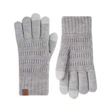 1 Pair Women's Winter Double-Layer Warm Lining Thick Touchscreen Gloves, Knitted Full Finger Gloves, Suitable For Cold Weather, Suitable For Daily Use - A - View 12