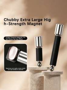 1pc Extra-Large High-Strength Magnet, Designed With A Combination Of Silicone Cylinder Magnets And Magnetic Beads To Enhance Magnetic Force, Instantly Creating A Cat-Eye Effect, Specially Designed For High-Gloss Cat-Eye Gel - Multicolor - View 4