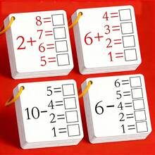 108 Tarjetas de Práctica de Suma y Resta, Tarjetas de Descomposición Numérica de Suma y Resta, Desarrollar Habilidades Matemáticas, Mejorar la Capacidad Aritmética a Través de la Práctica de Cálculo Mental, Ayudar a los Estudiantes a Dominar la Combinación y Descomposición de Números, Adecuado para Suministros de Enseñanza, Estudio en Casa, Enseñanza en el Aula, Enseñanza de Matemáticas, Suministros de Regreso a la Escuela, Regalos de Regreso a la Escuela - Varios estilos - Ver 2