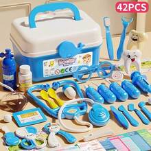 34/35/42/48/52pcs Kids Doctor Role Play Toy Set, Doctor Pretend Play Medical Kit With Realistic Stethoscope, Nurse Injection And Doctor Examination Medical Box, Educational Game Set, Christmas Gift Choice - Multicolor - View 11