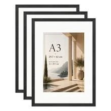 Mosearon 3pcs/1pc Solid Wood Photo Frame - A3, A4, 30x40CM, Multiple Sizes. Home Decor Photo Frame - Can Be Hung On Wall Or Placed On Table. Perfect For Portraits, Landscape Photos And Birthday Photos. Great Gift For Friends. - Solid Wood Photo Frame - View 14