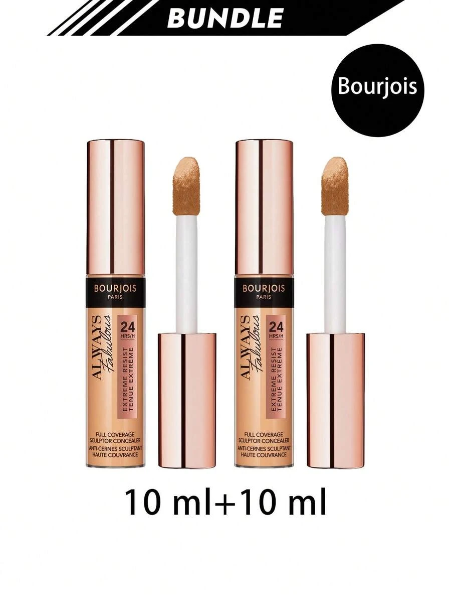Bourjois [حزمة] خافي عيوب نحتي متعدد الوظائف Always Fabulous بتغطية شاملة، 200 فانيلا، 11 مل * 2 - 200 فانيليا - مشاهدة 1